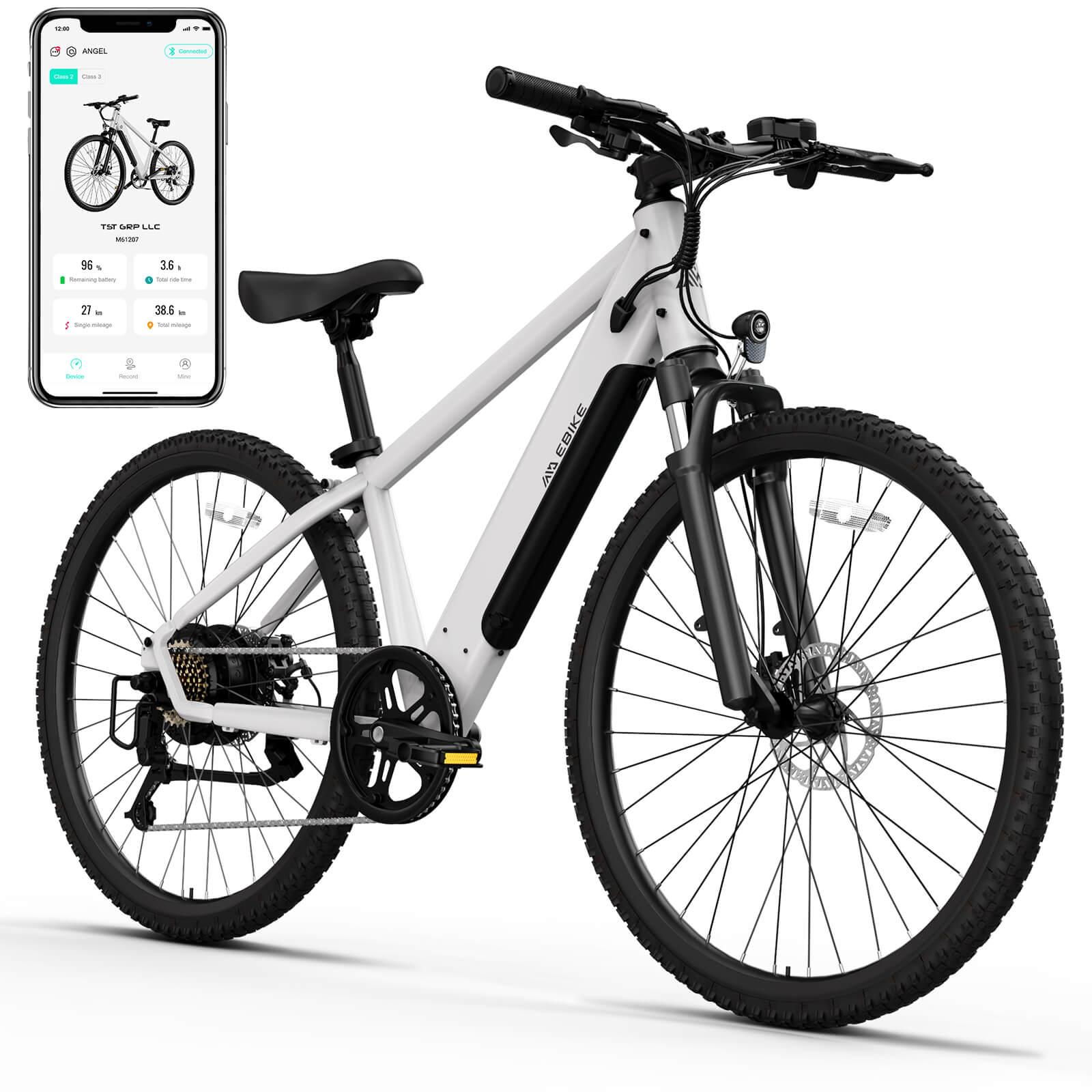 maxtron trekking e-bike mt-12 TST M612 26'' 36V 7.8A 350W Step Over Ebike – TsTescooter