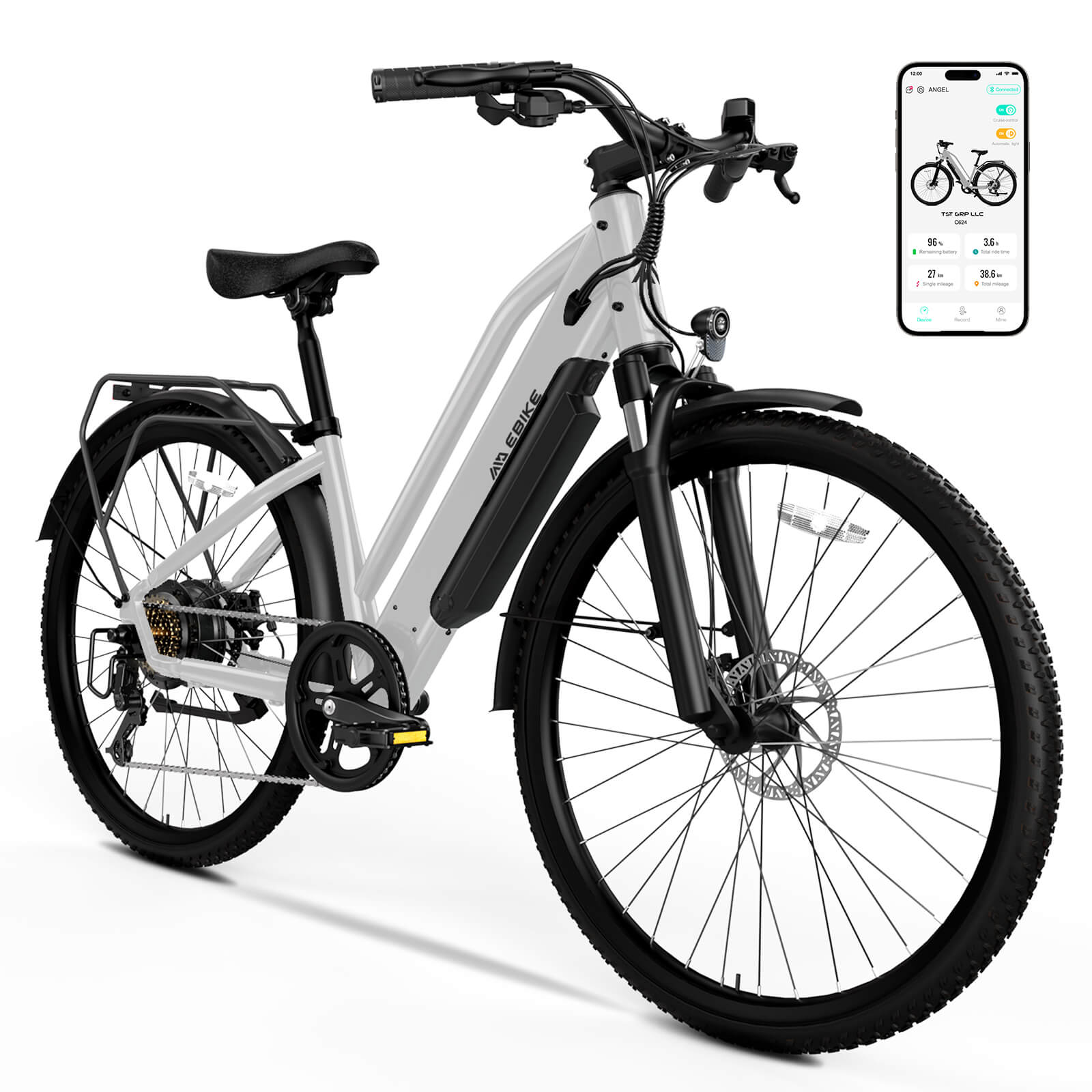city blitz cb 024 e damenrad TST C624 26'' 36V 10.4A 450W Step Thru Ebike