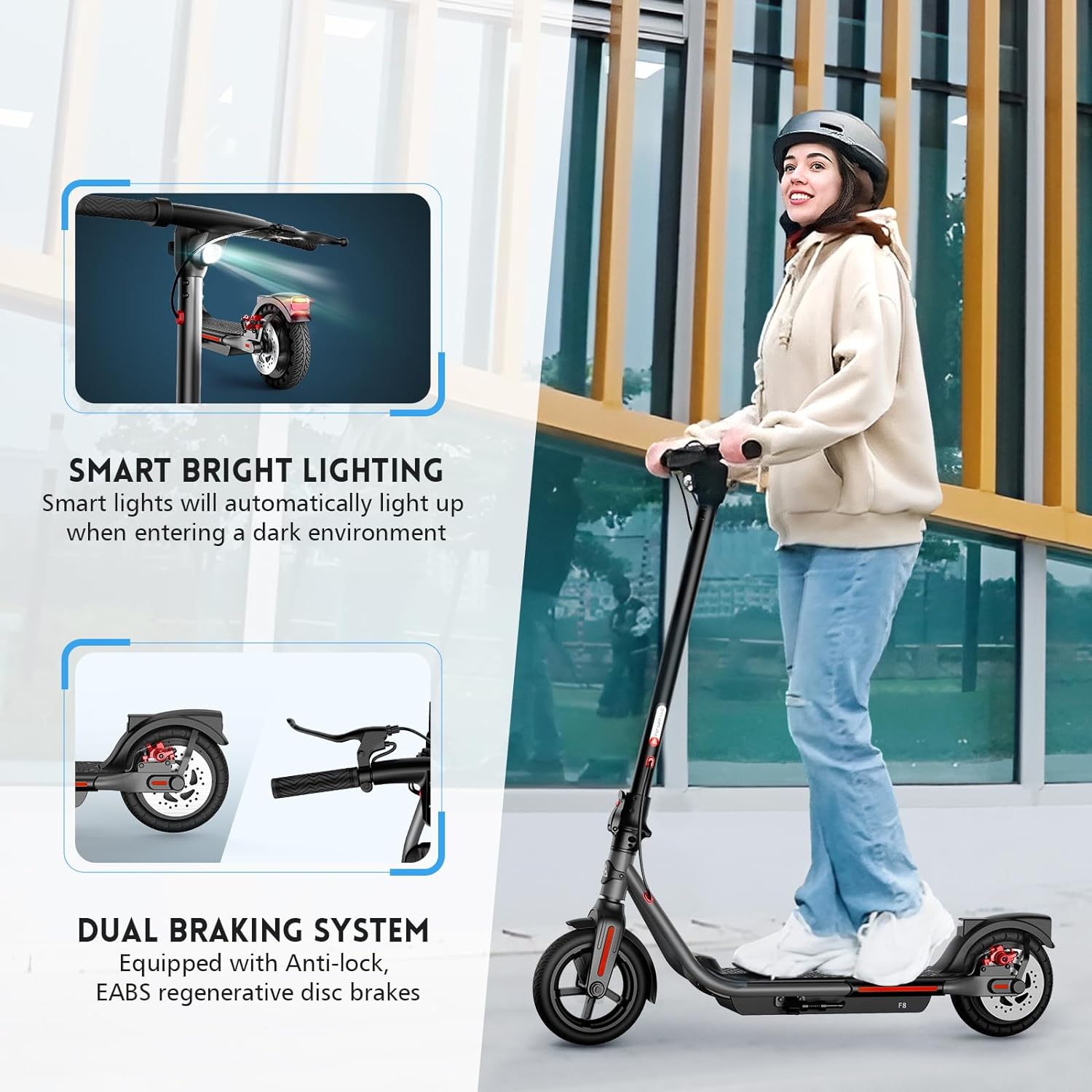 TST B15 8.5'' 36V 5.2A Escooter for Adults