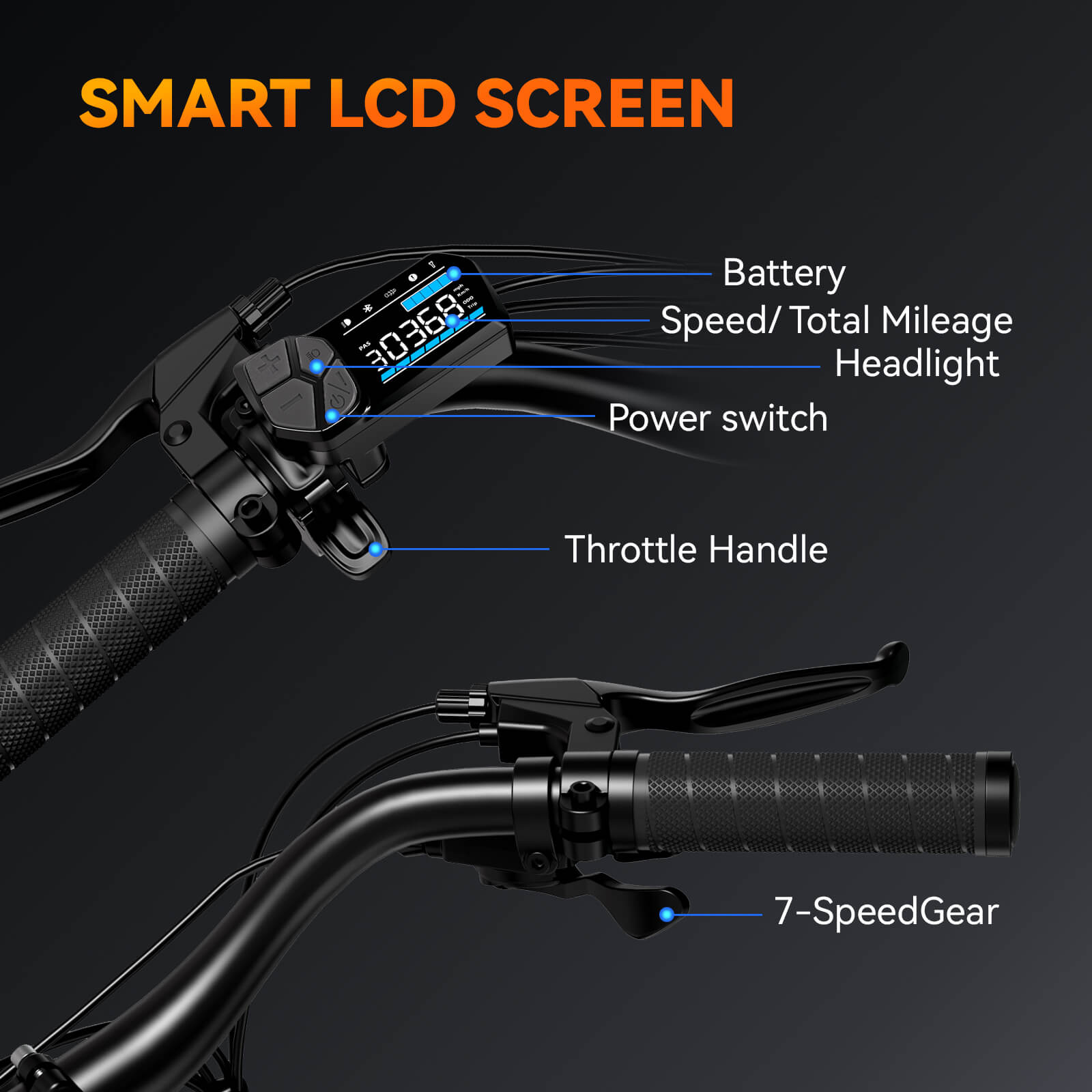 TST C624 26'' 36V 10.4A 450W Step Thru Ebike