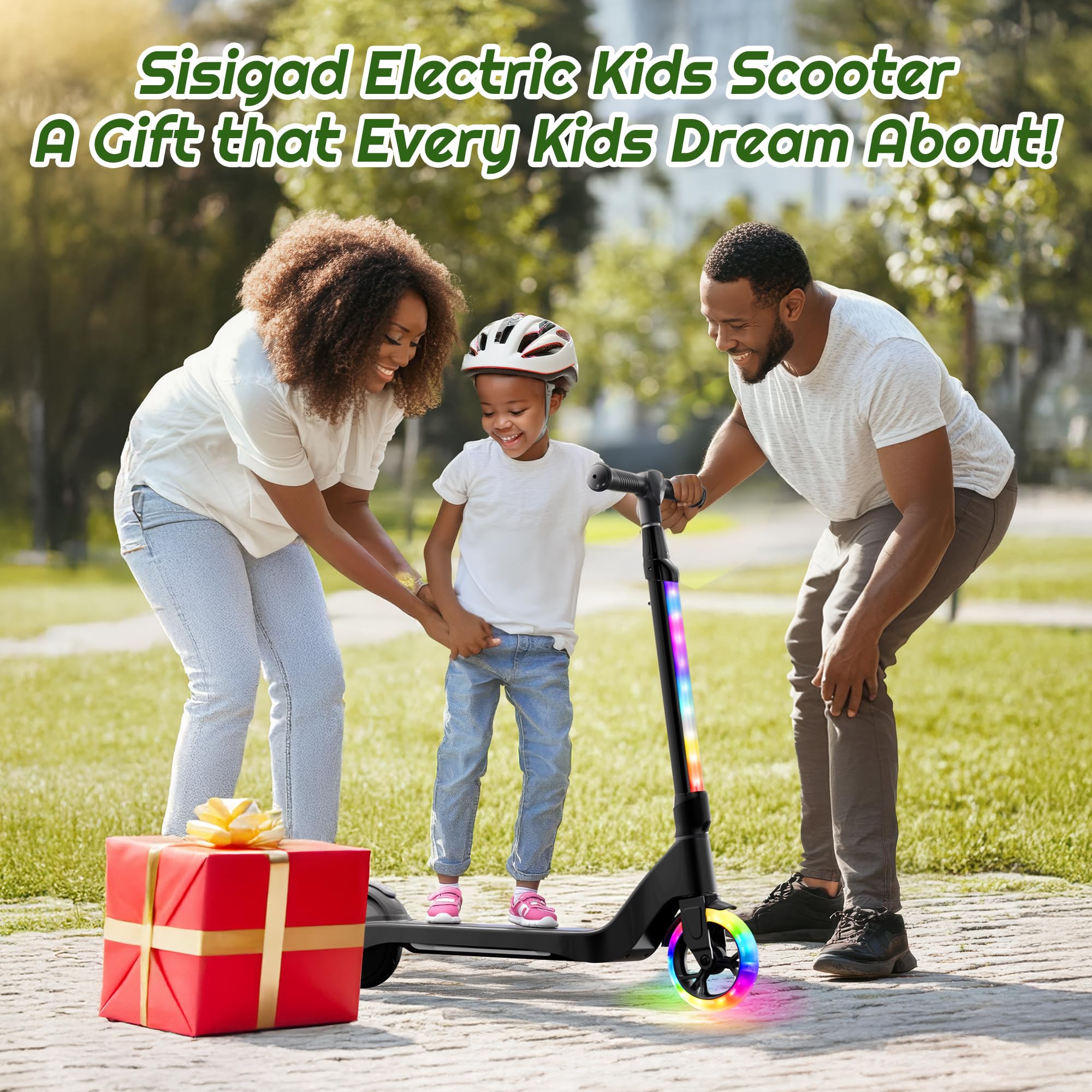 TST 2-in-1 Electric Scooter Kick Scooters for Kids