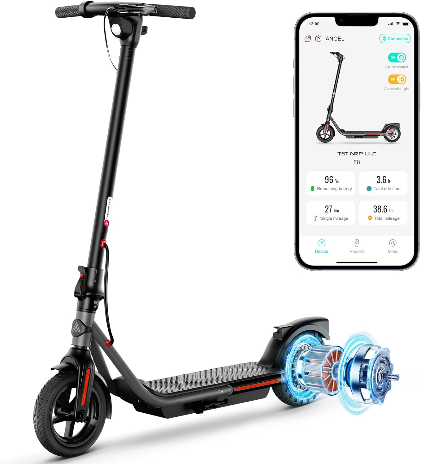 TST B15 8.5'' 36V 5.2A Escooter for Adults