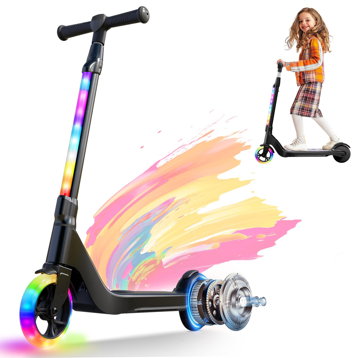 TST 2-in-1 Electric Scooter Kick Scooters for Kids – TsTescooter