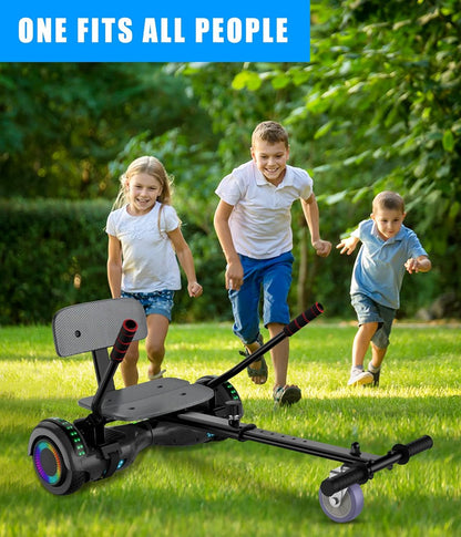 TST A02C Solid Hoverboard with Kart 2 Group