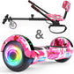 TST A02C Colorful Hoverboard with Kart 2 Group