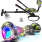 TST A02C Colorful Hoverboard with Kart 2 Group