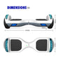 TST A12C 6.5'' Hoverboard with Bluetooth